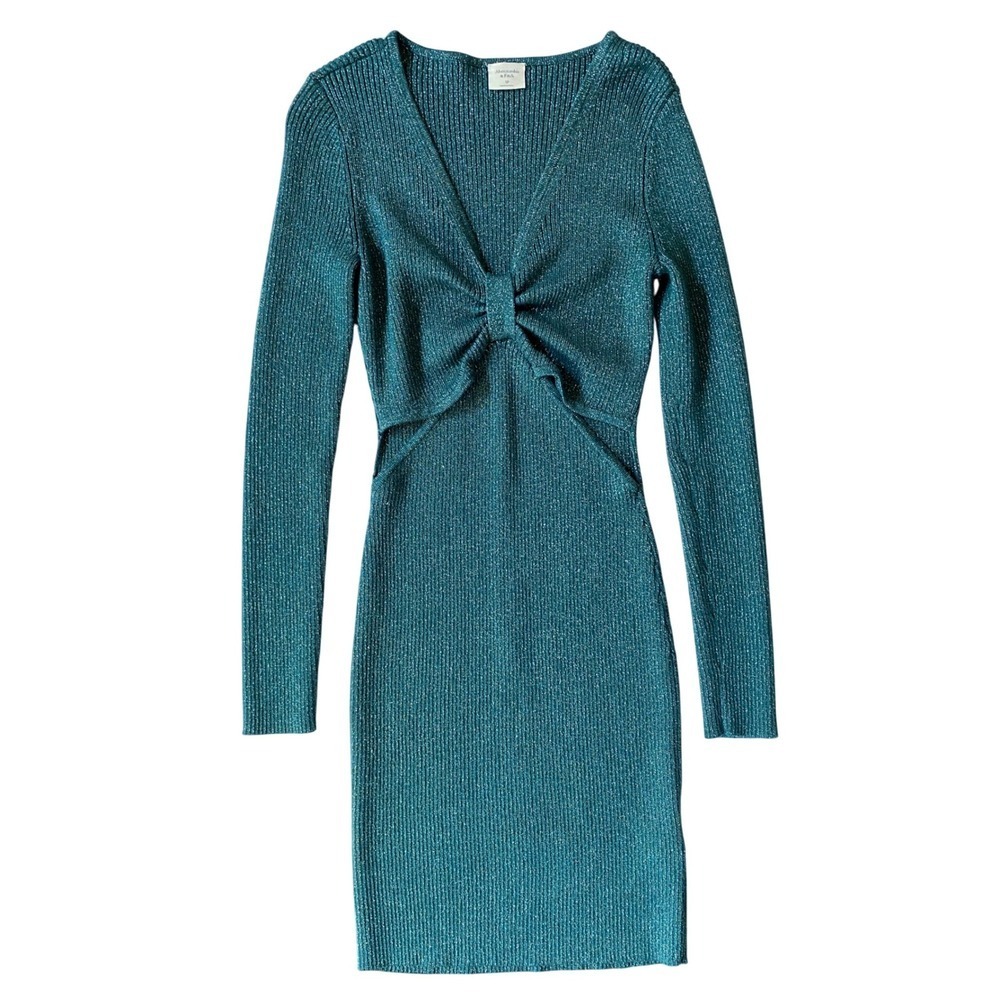 Abercrombie & Fitch Long Sleeved Knot‎ Front Mini Dress- S EUC